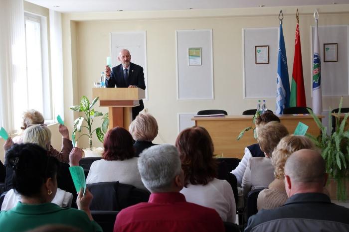 Делегаты цеховой профорганизации филиала №5 «Гродненский КСМ» приняли участие в отчетной конференции первички ОАО «Красносельскстройматериалы»